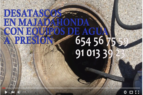 video desatascos en majadahonda